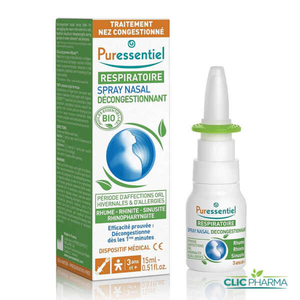 PURESSENTIEL SPRAY NASAL DECONGESTION 15ML