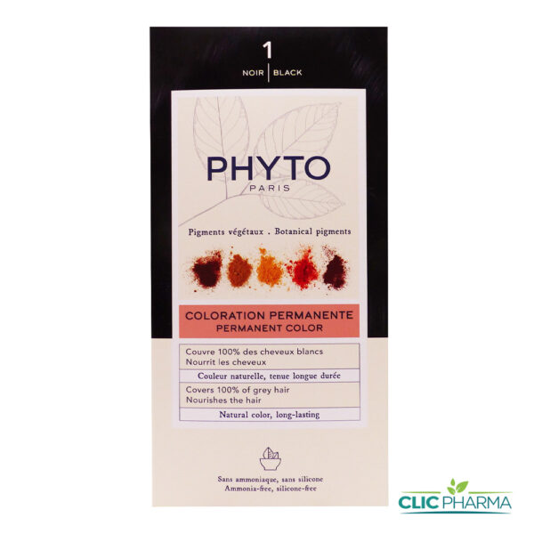 PHYTO COLOR COLORATION PERMANENTE NOIR (REF: 1)