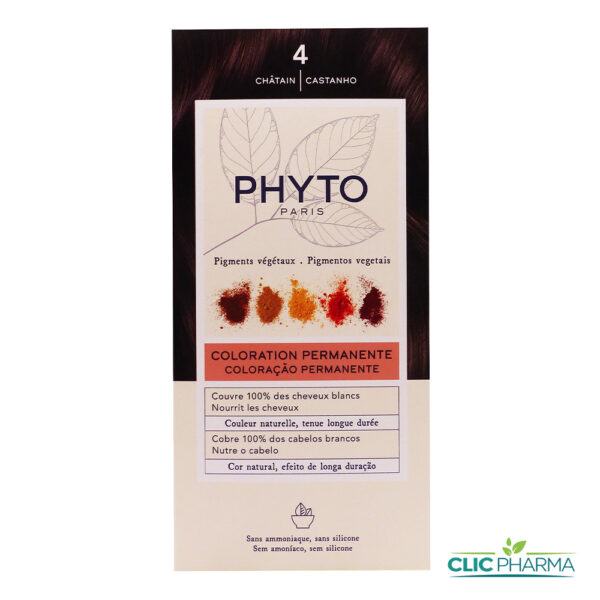 PHYTO COLOR COLORATION PERMANENTE CHATAIN (REF: 4)