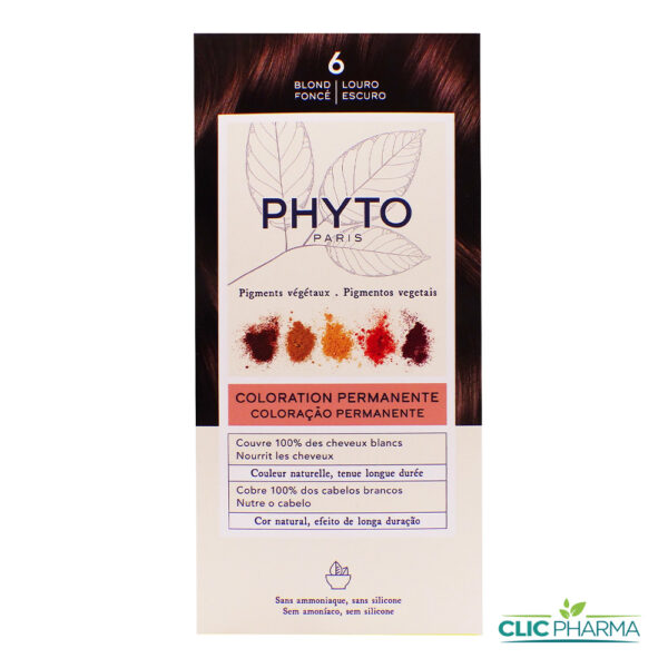 PHYTO COLOR COLORATION PERMANENTE BLOND FONCE (REF: 6)