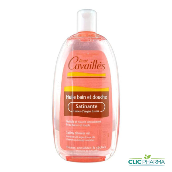 ROGE CAVAILLES HUILE BAIN ET DOUCHE SATINANTE ARGAN ROSE 250ML