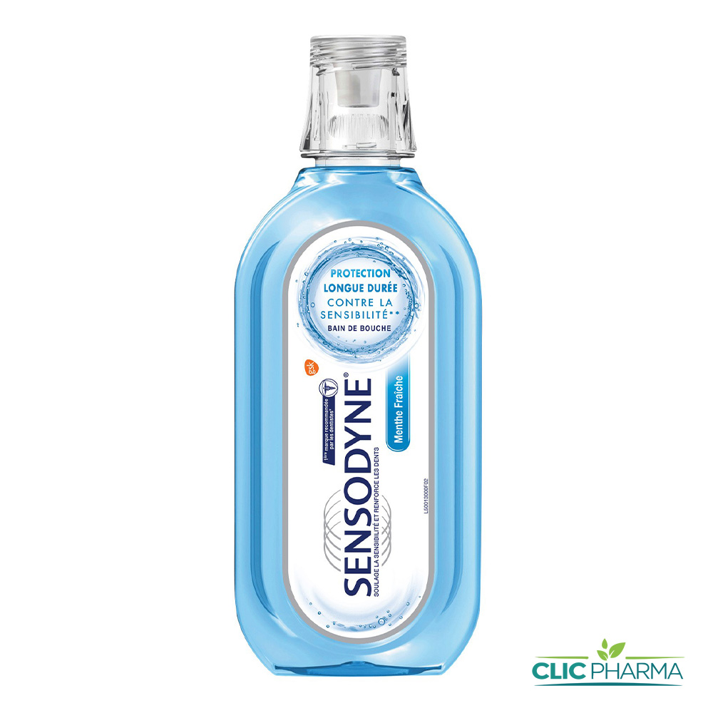 SENSODYNE BAIN BOUCHE MENTHE FRAICH DOUCEUR SOUPLE 500ML