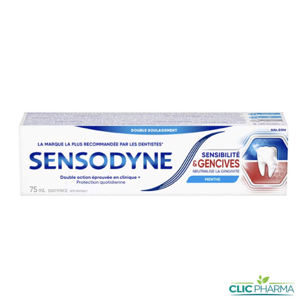SENSODYNE DENTIFRICE SENSIBILITE & GENCIVES 75ML