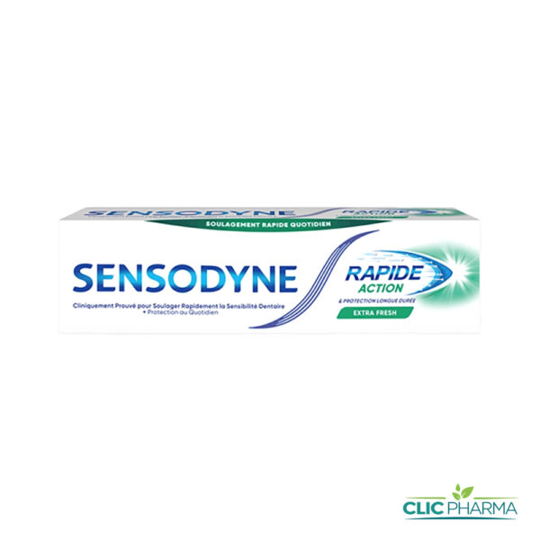 SENSODYNE DENTIFRICE RAPIDE ACTION EXTRA FRESH 75ML