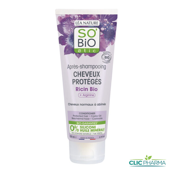 SO BIO APRES-SHAMPOING CHEVEUX PROTEGE AU RICIN BIO 200ML