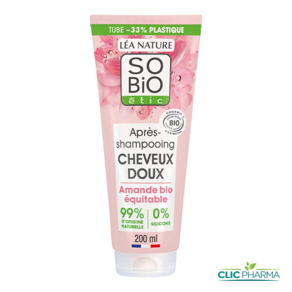 SO BIO APRES-SHAMPOING DOUCEUR A L'AMANDE BIO 200ML