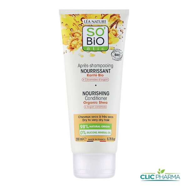 SO BIO APRES-SHAMPOING NOURRISSANT KARITE BIO 200ML
