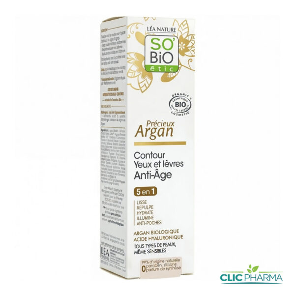 SO BIO CONTOUR DES YEUX ET LEVRES ANTI-AGE 15ML