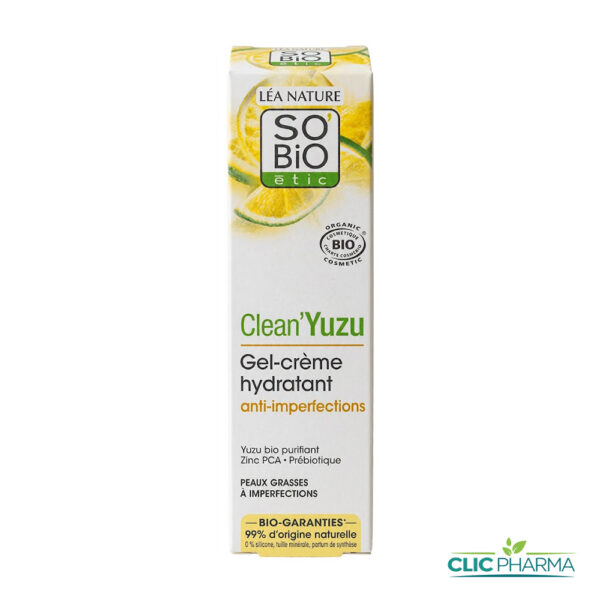 SO BIO GEL CREME HYDRATANT ANTI-IMPERFECTIONS 40ML