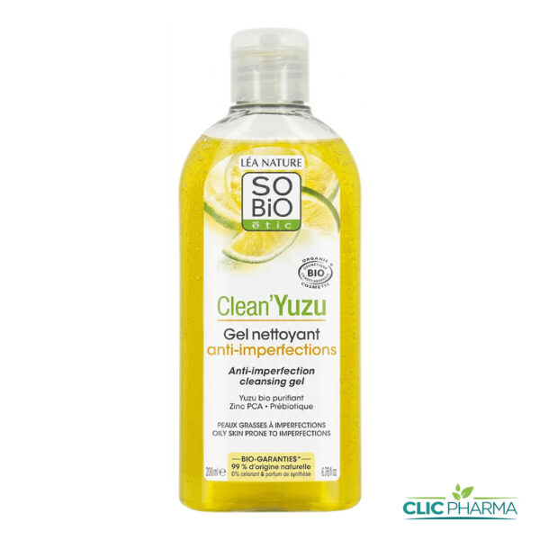 SO BIO GEL NETTOYANT ANTI-IMPERFECTION 200ML