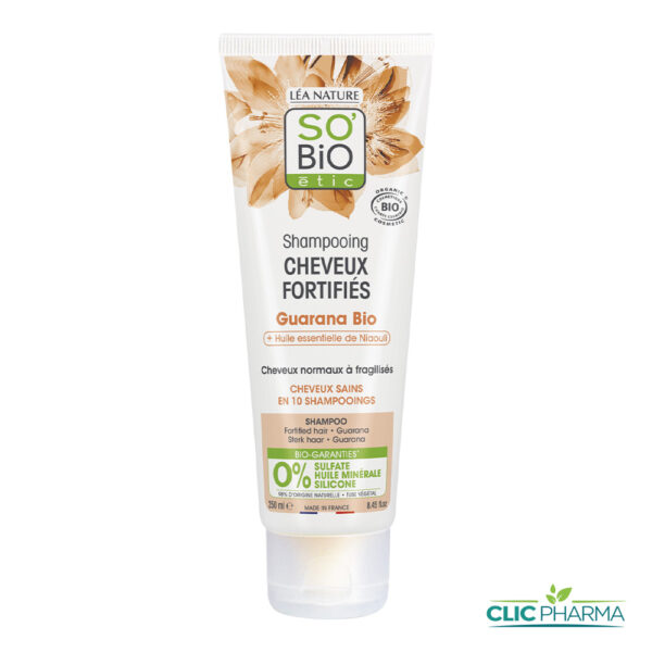 SO BIO SHAMPOING FORTIFIANT GUARANA 250ML