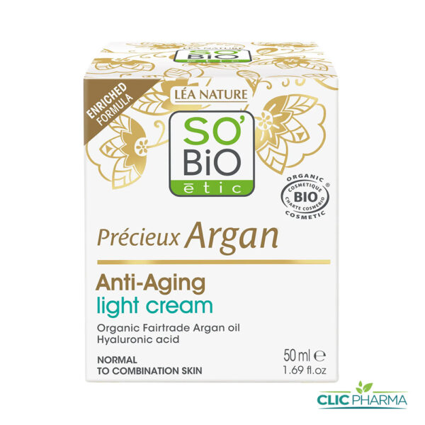 SO BIO SOIN LEGER NUIT ANTI-AGE 50ML