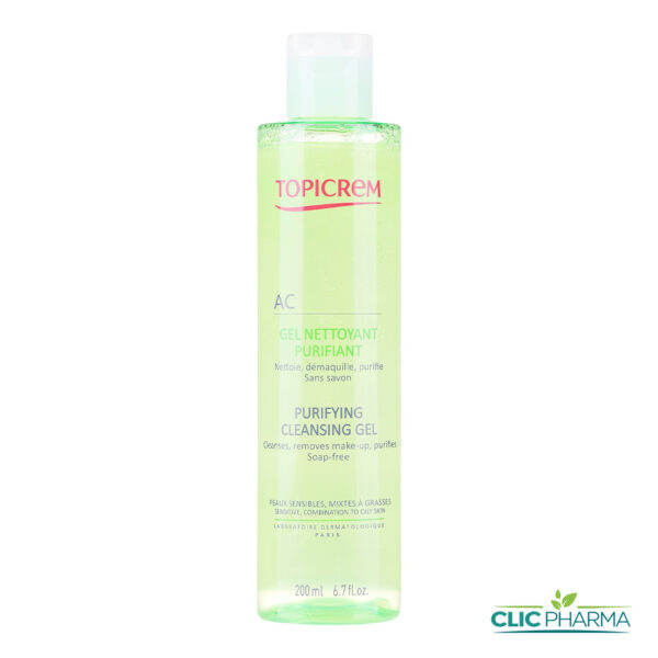TOPICREM AC GEL NETTOYANT PURIFIANT 200ML