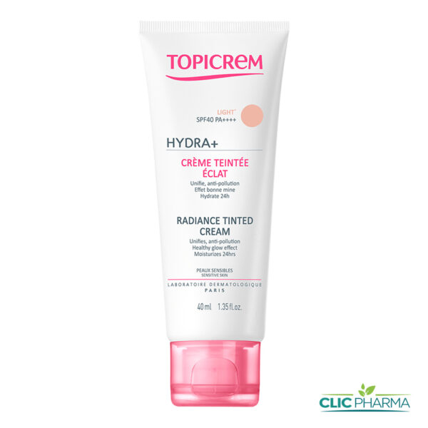 TOPICREM HYDRA+ CREME ECLAT TEINTE LIGHT SPF40 40ML