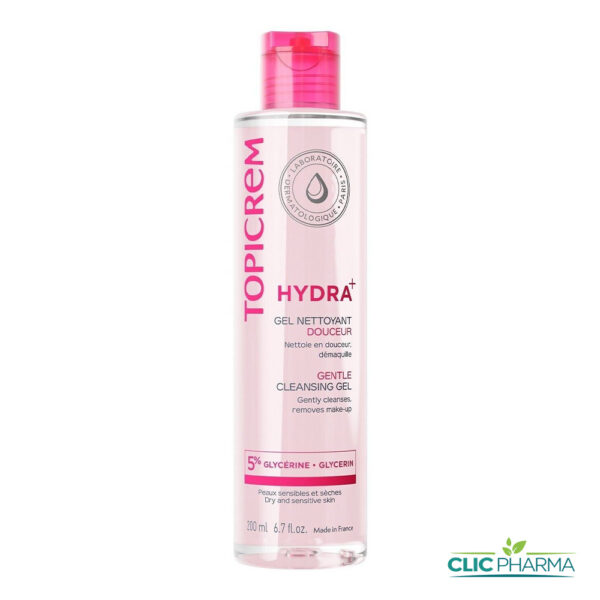 TOPICREM HYDRA+ GEL NETTOYANT DOUCEUR 200ML
