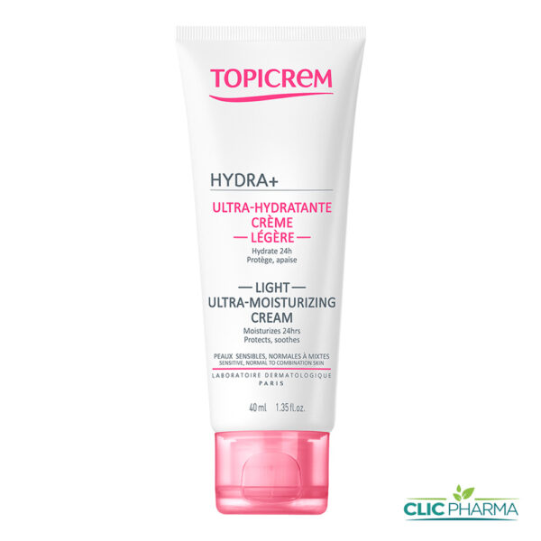 TOPICREM HYDRA+ CREME ULTRA HYDRATANTE VISAGE LEGERE 40ML