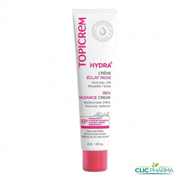 TOPICREM HYDRA+ CREME ECLAT RICHE 40ML