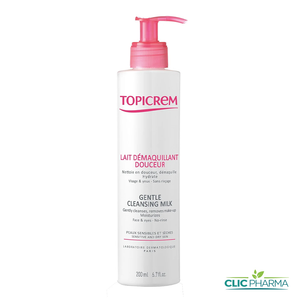 TOPICREM LAIT DEMAQUILLANT 200 ML