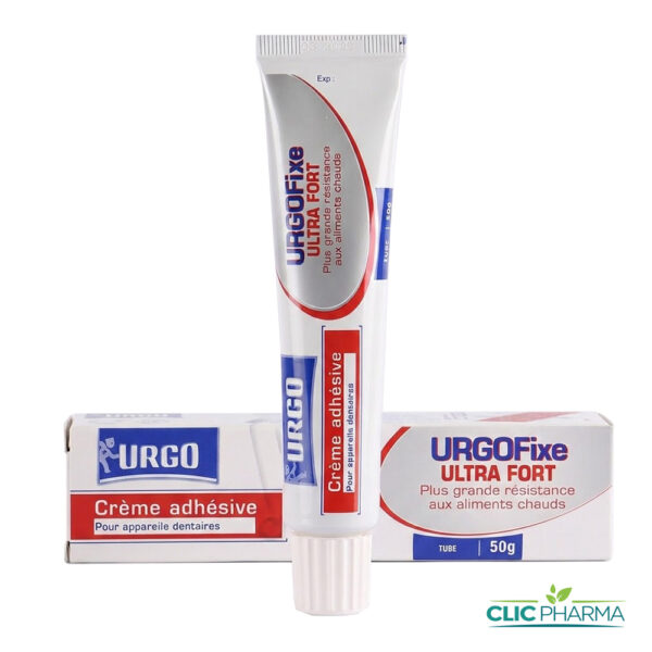 URGO FIXE CREME ADHESIVE POUR PROTHESES DENTAIRES 50GR