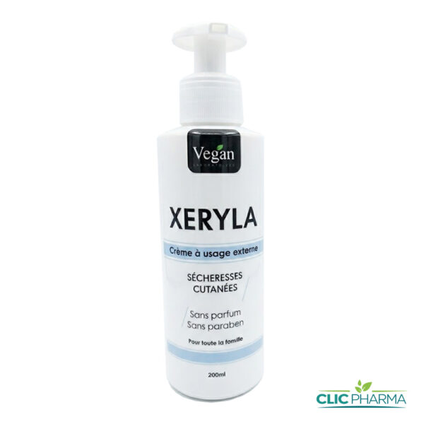 VEGAN XERYLA CREME VISAGE POUR SECHERSSES CUTANEES 200ML
