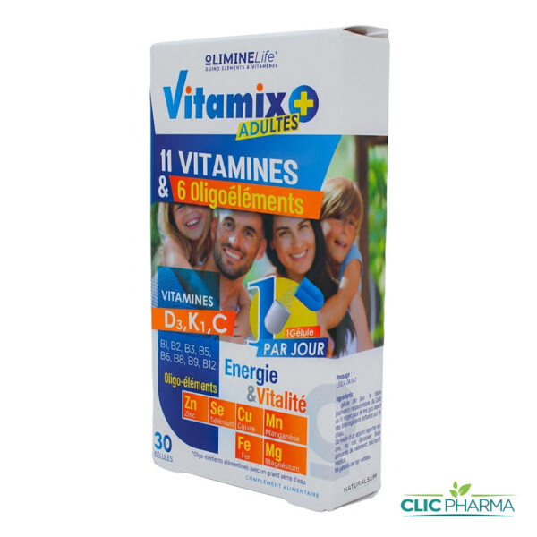 NATURALIUM VITAMIX+ ADULTES (30 GELULES)