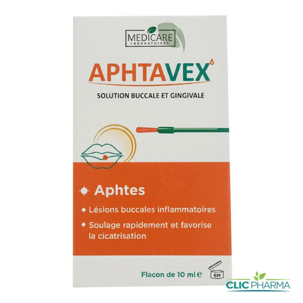 MEDICARE APHTAVEX SOLUTION BUCCALE ET GENGIVALE 10ML