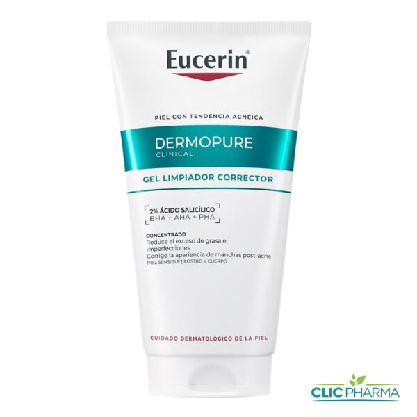 EUCERIN DERMOPURE CLINICAL GEL NETTOYANT CORRECTEUR 150ML