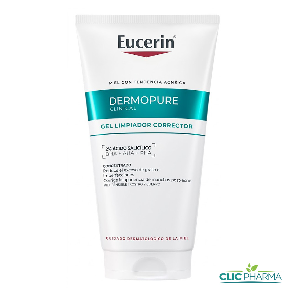 EUCERIN DERMOPURE CLINICAL GEL NETTOYANT CORRECTEUR 150ML