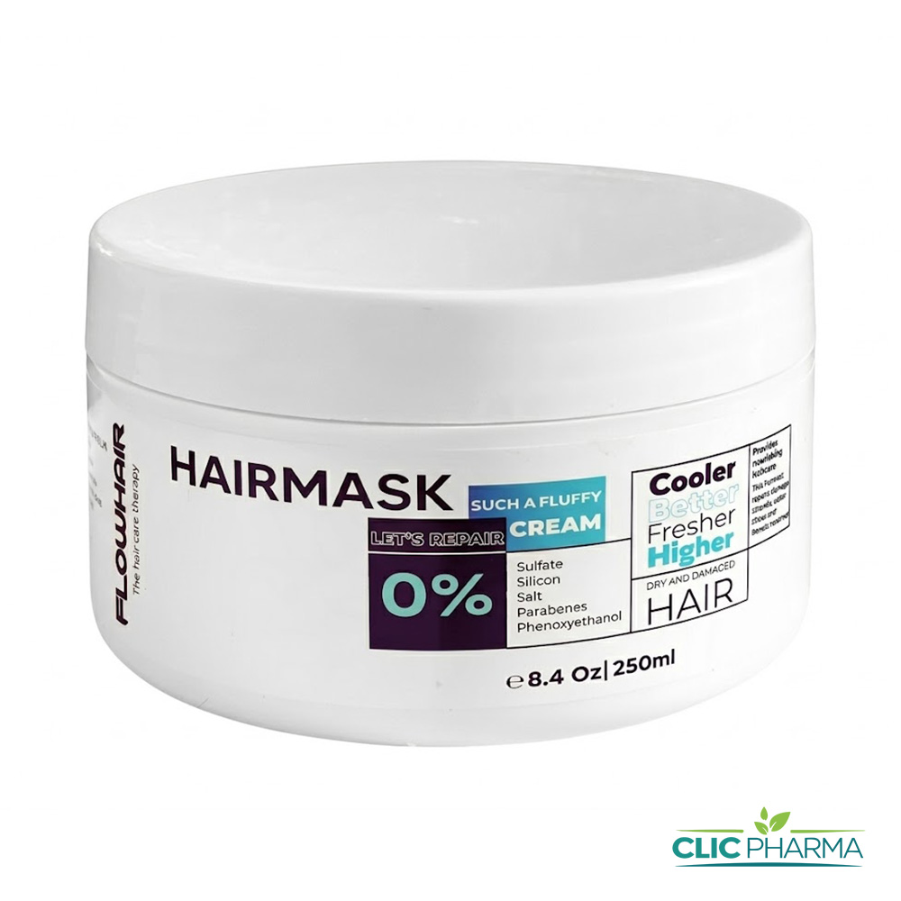 FLOWHAIR MASK 0% PARABENES 250ML