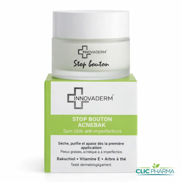 INNOVADERM ACNEBAK STOP BOUTON 15GR