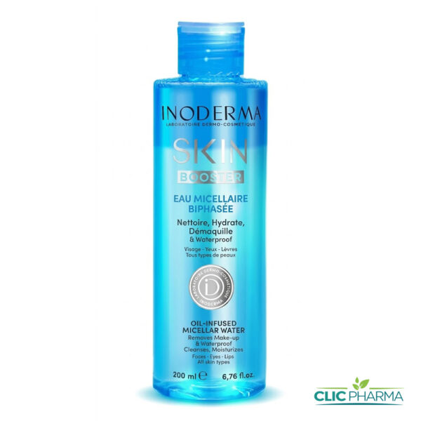 INODERMA EAU MICELLAIRE SKIN BOOSTER BIPHASEE 200ML