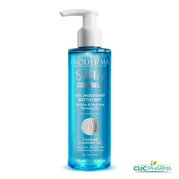 INODERMA SKIN BOOSTER GEL MOUSSANT NETTOYANT 200ML