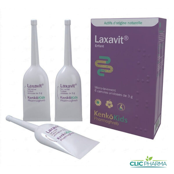 KENKO LAXAVIT ENFANT (6 CANULES UNIDOSES DE 3GR)