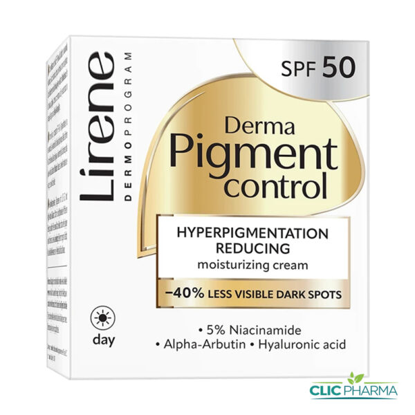 LIRENE DERMA PIGMENT CONTROL CREME DE JOUR ECLAIRCISSANTE SPF50 50ML