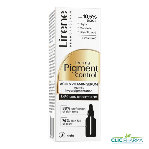 LIRENE DERMA PIGMENT CONTROL SERUM DE NUIT ANTI-TACHES 30ML