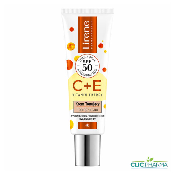 LIRENE CREME SOLAIRE TEINTEE C+E SPF50 30ML