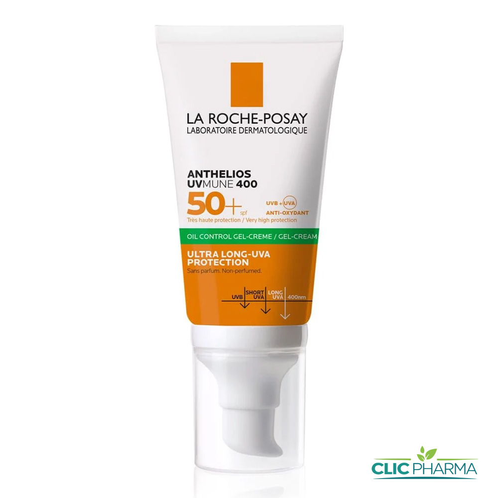 LRP ANTHELIOS UVMUNE400 OIL CONTROL GEL CR INVI SPF50+ 50ML