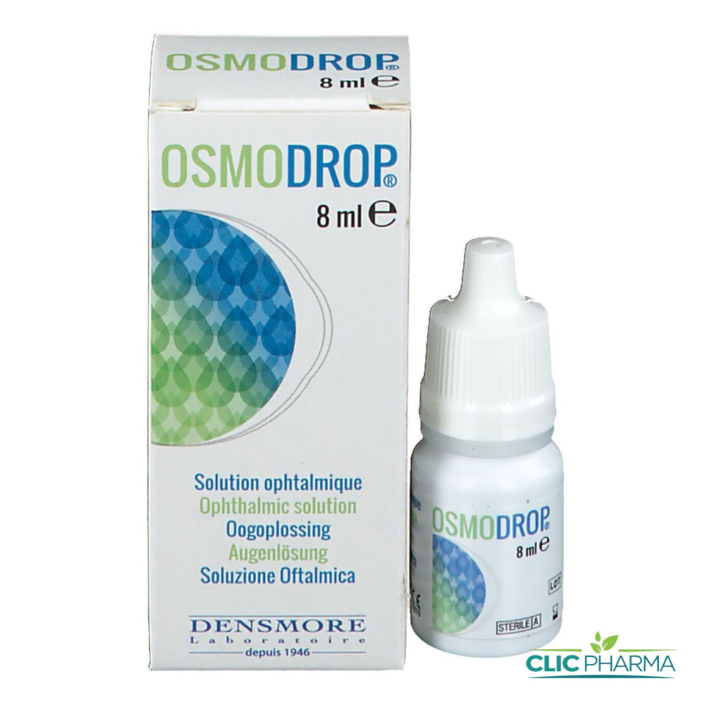 OSMODROP SOLUTION OPHTALMIQUE 8ML
