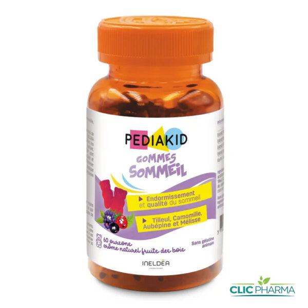 PEDIAKID GOMMES SOMMEIL AROME CITRON (60 OURSONS)