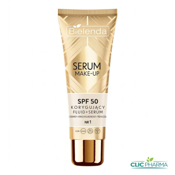 BIELENDA BOOST SERUM MAKE-UP FOND DE TEINT N1 BEIGE CLAIR SPF50 30ML