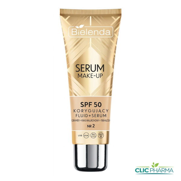 BIELENDA BOOST SERUM MAKE-UP FOND DE TEINTE N2 BEIGE NATUREL SPF50 30ML