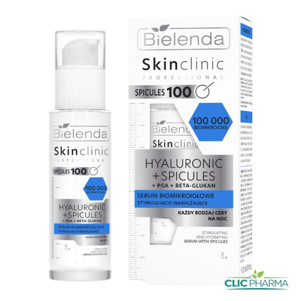 BIELENDA SKIN CLINIC ACIDE HYALURONIQE SERUM HYDRATANT STIMULANT BIO MICRO-AIGUILLES 30ML