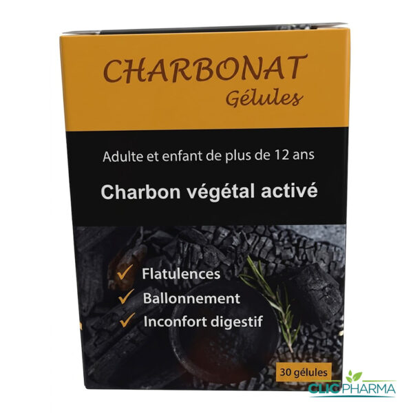 CHARBONAT CHARBON VEGETAL 12ANS+ (30 GELULES)