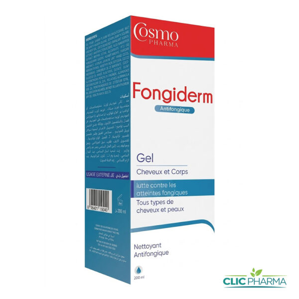 FONGIDERM GEL CHEVEUX ET CORPS 200ML