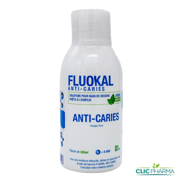 FLUOKAL ANTI-CARIES BAIN DE BOUCHE 250ML