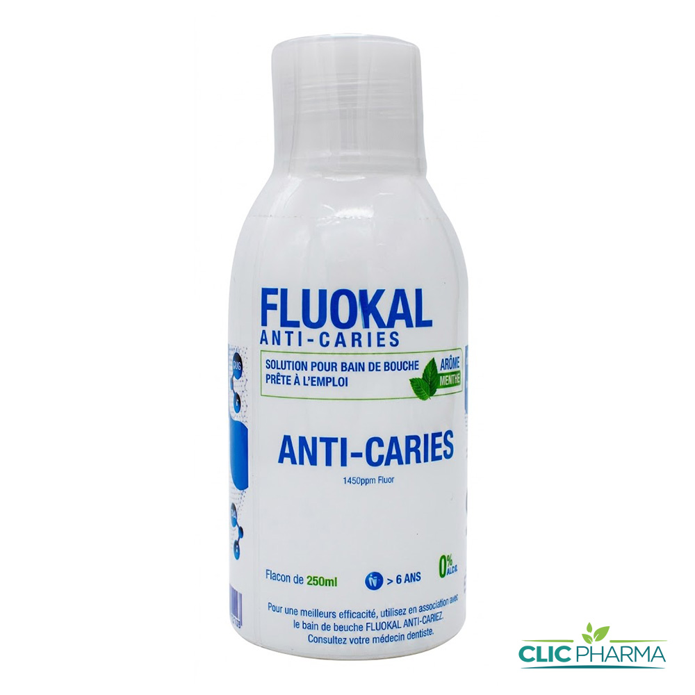 FLUOKAL ANTI-CARIES BAIN DE BOUCHE FL 250 ML