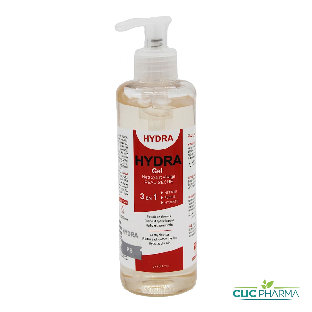 HYDRA GEL NETT 3EN1 PS POMPE 230ML