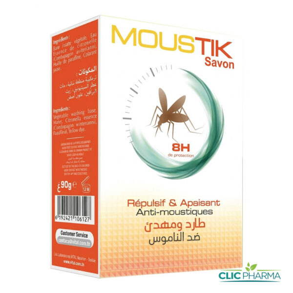 MOUSTIK SAVON ANTI-MOUSTIQUES 90GR