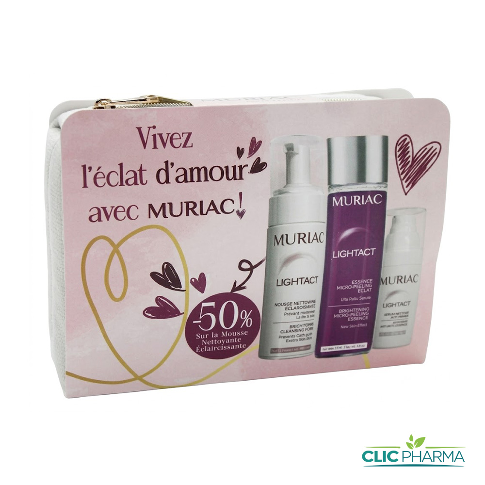 MURIAC LIGHTACT TROUSSE ( MICRO PEELING + SERUM + MOUSSE -50% )