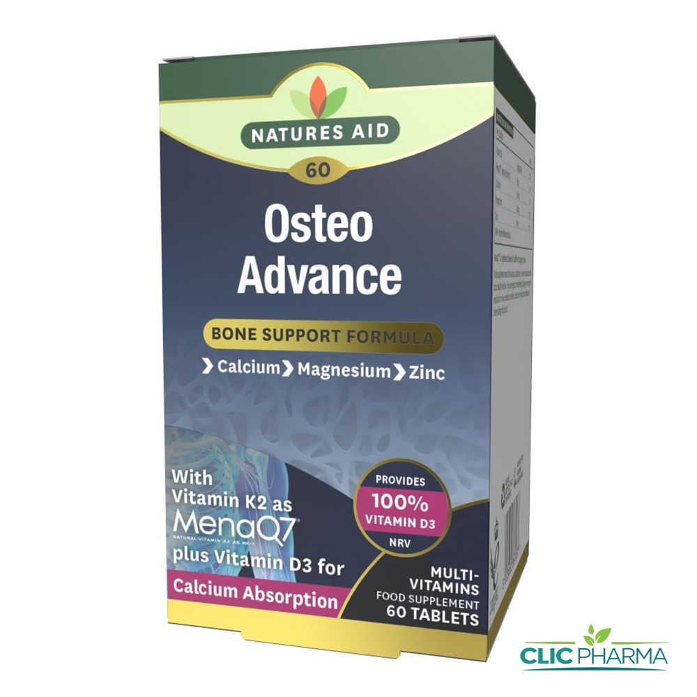 NATURES AID OSTEO ADVANCE B 60